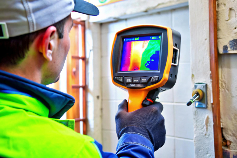 Elektriker installerer strøm